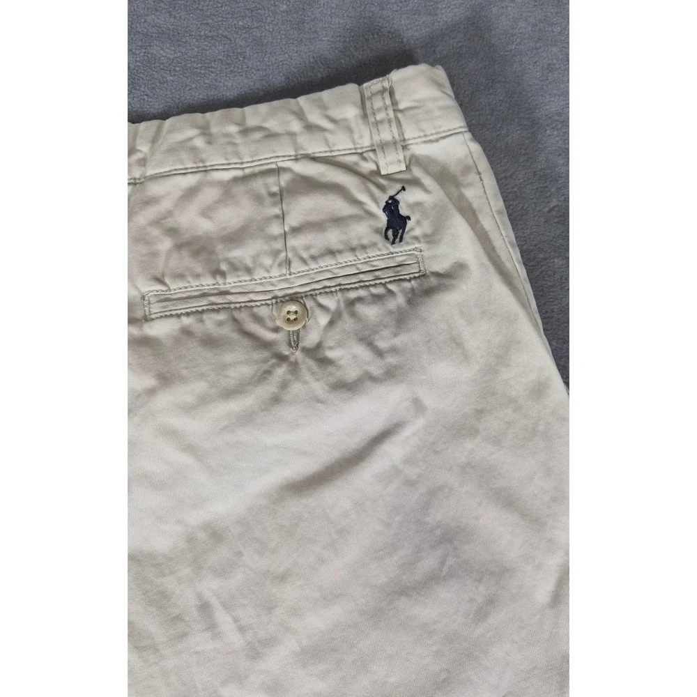 Polo Ralph Lauren Mens Tan Khaki Chino Pants 100% Cotton Size 33/30 - Picture 4 of 8